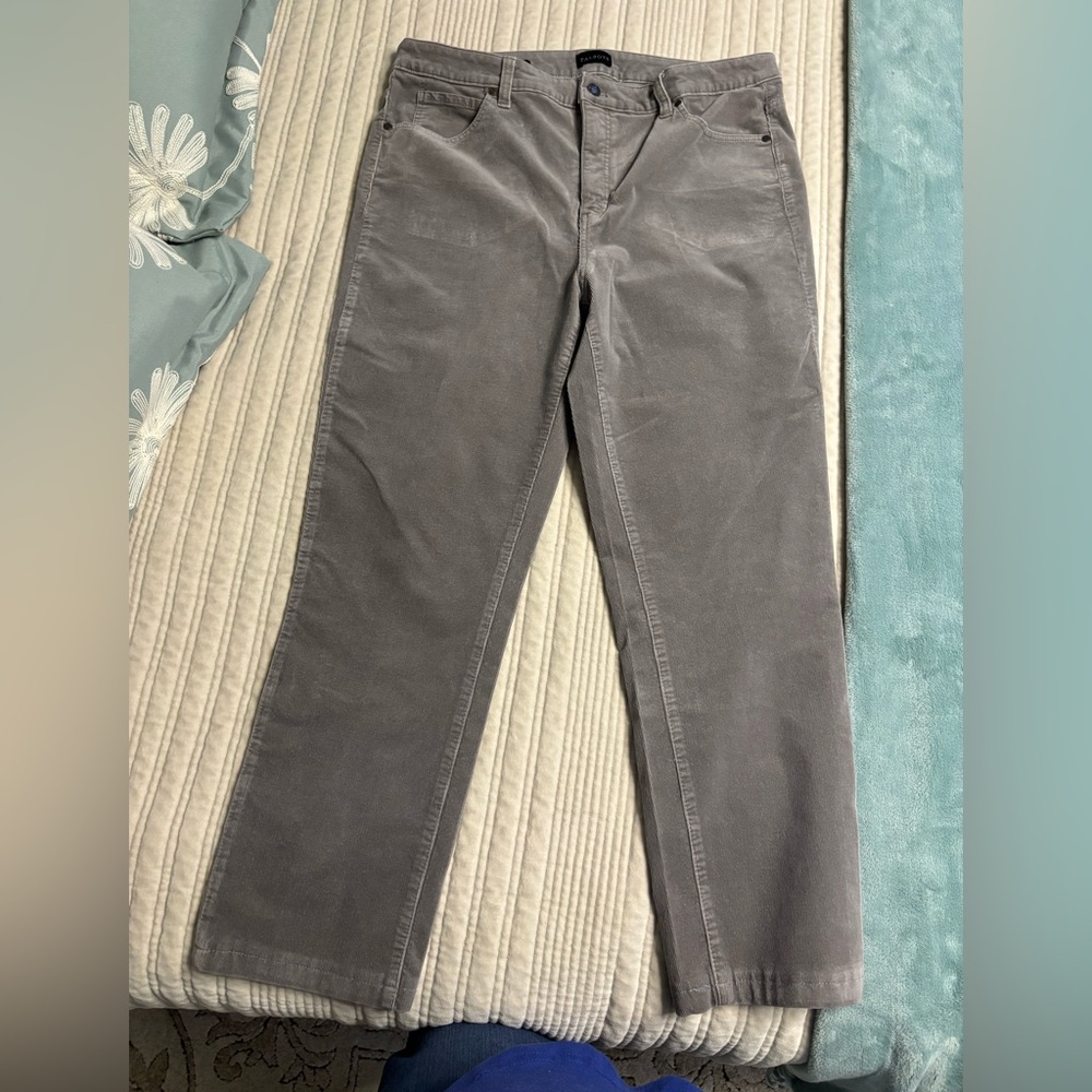 Talbots gray corduroys. Size 14.